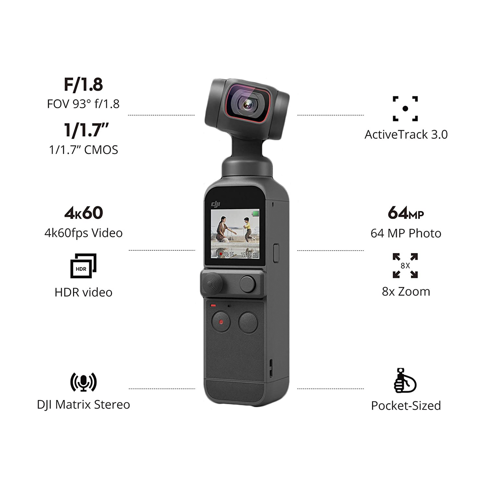 Buy DJI Pocket 2 Creator Combo 4K and 64MP 60 FPS Action